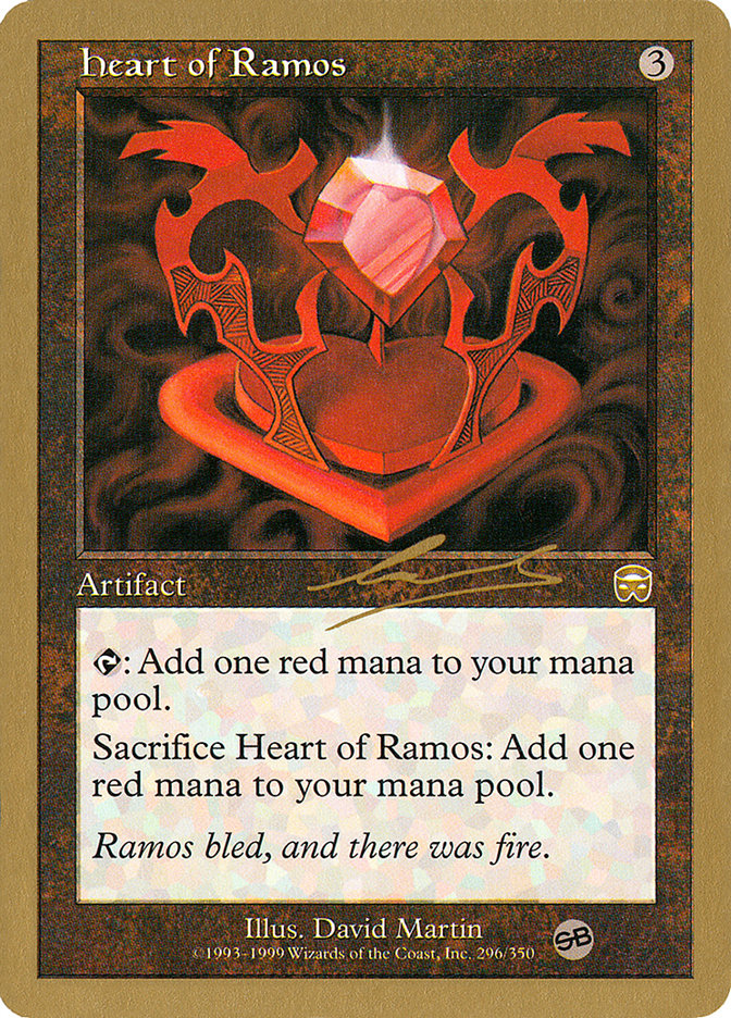 Heart of Ramos (Nicolas Labarre) (SB) [World Championship Decks 2000] - Magic: The Gathering - Card Brawlers | Quebec | Canada |