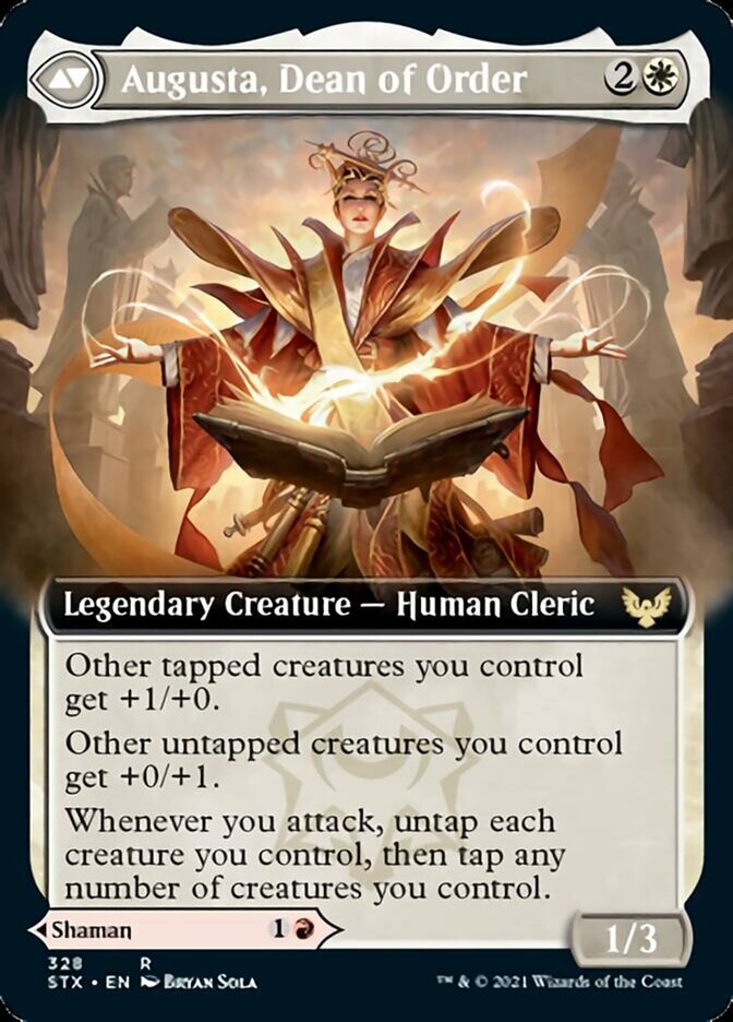 Plargg, Dean of Chaos // Augusta, Dean of Order (Extended Art) [Strixhaven: School of Mages] - Magic: The Gathering - Card Brawlers | Quebec | Canada |