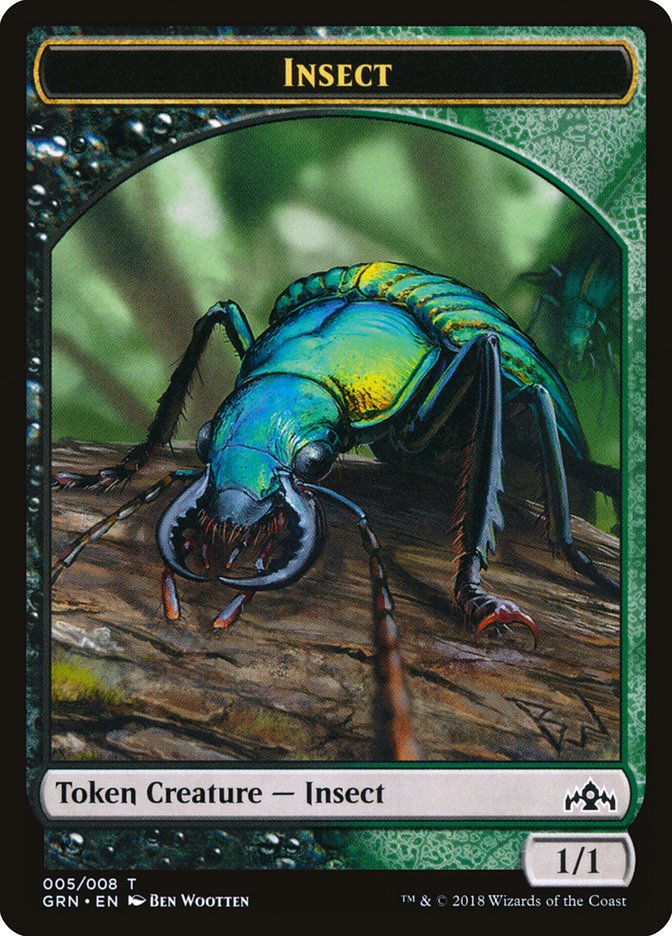 Insect Token [Guilds of Ravnica Tokens] - Magic: The Gathering - Card Brawlers | Quebec | Canada |