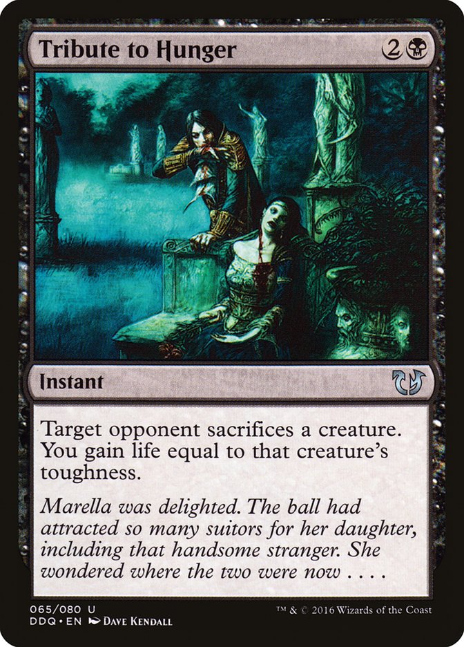 Tribute to Hunger [Duel Decks: Blessed vs. Cursed] - Magic: The Gathering - Card Brawlers | Quebec | Canada |