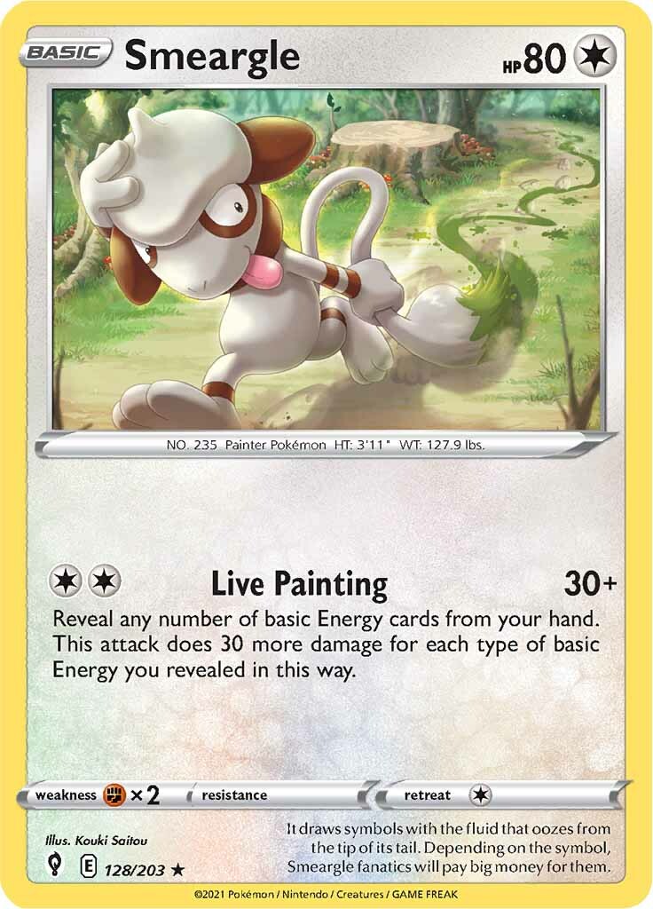 Smeargle (128/203) [Sword & Shield: Evolving Skies] - Pokémon - Card Brawlers | Quebec | Canada |