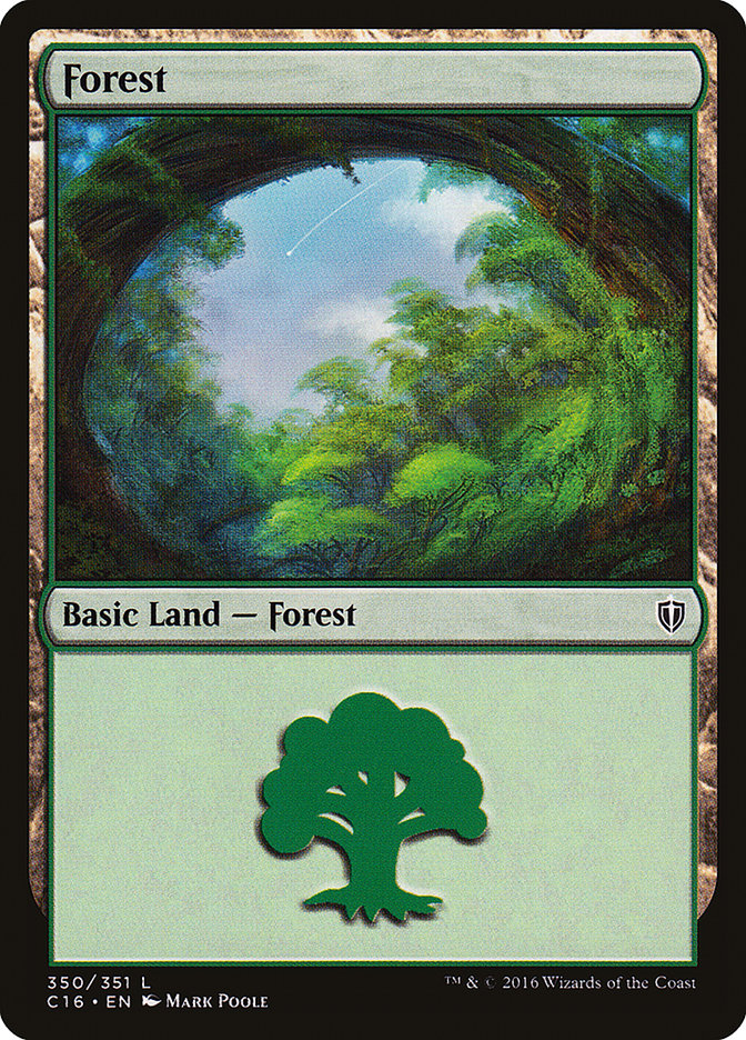 Forest (350) [Commander 2016] - Magic: The Gathering - Card Brawlers | Quebec | Canada |