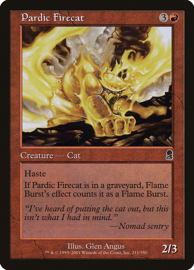 Pardic Firecat [Odyssey] - Magic: The Gathering - Card Brawlers | Quebec | Canada |