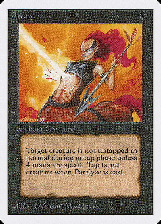 Paralyze [Unlimited Edition] - Magic: The Gathering - Card Brawlers | Quebec | Canada |
