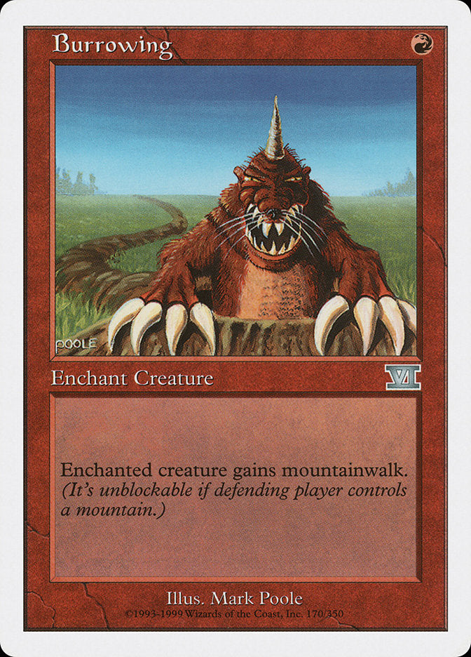 Burrowing [Classic Sixth Edition] - Magic: The Gathering - Card Brawlers | Quebec | Canada |