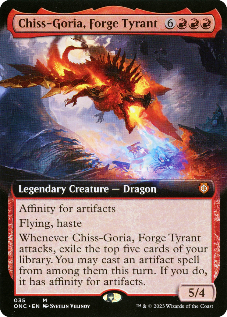 Chiss-Goria, Forge Tyrant (Extended Art) [Phyrexia: All Will Be One Commander] - Magic: The Gathering - Card Brawlers | Quebec | Canada |