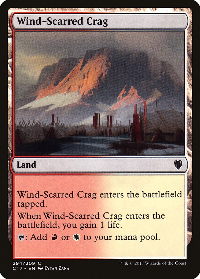 Wind-Scarred Crag [Commander 2017] - Magic: The Gathering - Card Brawlers | Quebec | Canada |