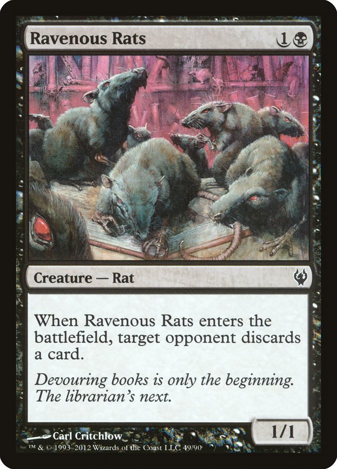 Ravenous Rats [Duel Decks: Izzet vs. Golgari] - Magic: The Gathering - Card Brawlers | Quebec | Canada |