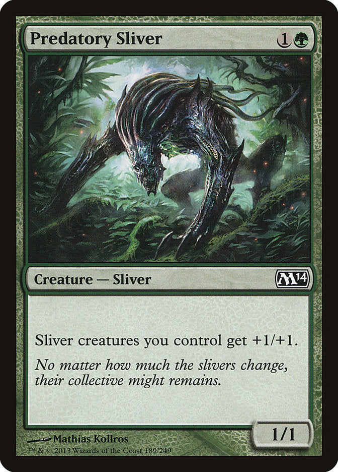 Predatory Sliver [Magic 2014] - Magic: The Gathering - Card Brawlers | Quebec | Canada |
