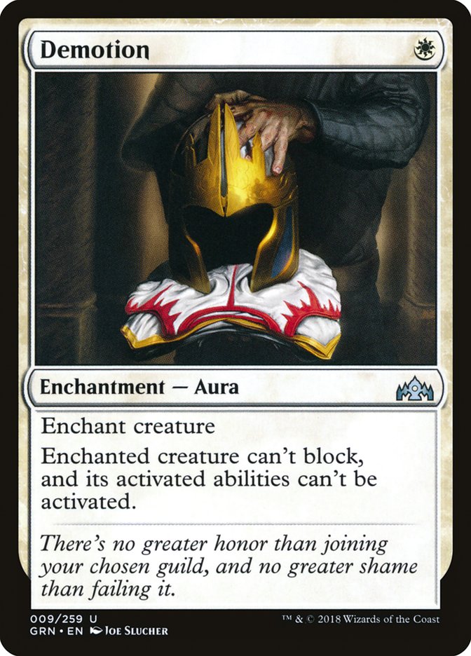 Demotion [Guilds of Ravnica] - Magic: The Gathering - Card Brawlers | Quebec | Canada |