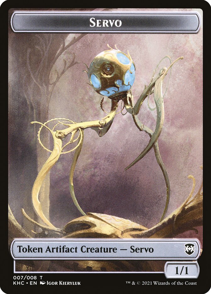 Elf Warrior // Servo Double-Sided Token [Kaldheim Commander Tokens] - Magic: The Gathering - Card Brawlers | Quebec | Canada |