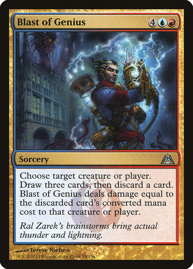 Blast of Genius [Dragon's Maze] - Magic: The Gathering - Card Brawlers | Quebec | Canada |