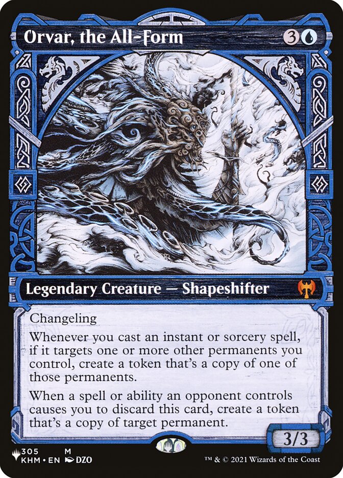 Orvar, the All-Form (Showcase) [The List] - Magic: The Gathering - Card Brawlers | Quebec | Canada |
