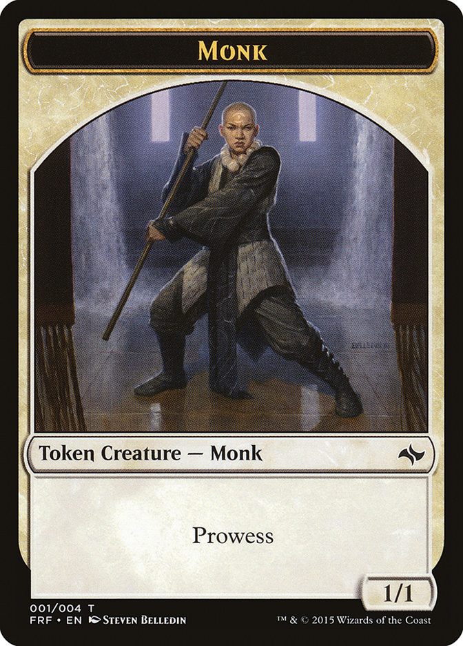 Monk Token [Fate Reforged Tokens] - Magic: The Gathering - Card Brawlers | Quebec | Canada |