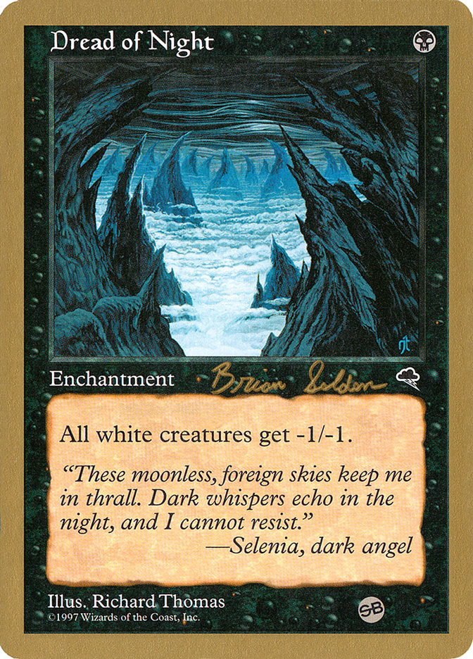 Dread of Night (Brian Selden) (SB) [World Championship Decks 1998] - Magic: The Gathering - Card Brawlers | Quebec | Canada |