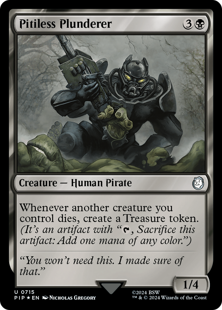 Pitiless Plunderer (Surge Foil) [Fallout] - Magic: The Gathering - Card Brawlers | Quebec | Canada |