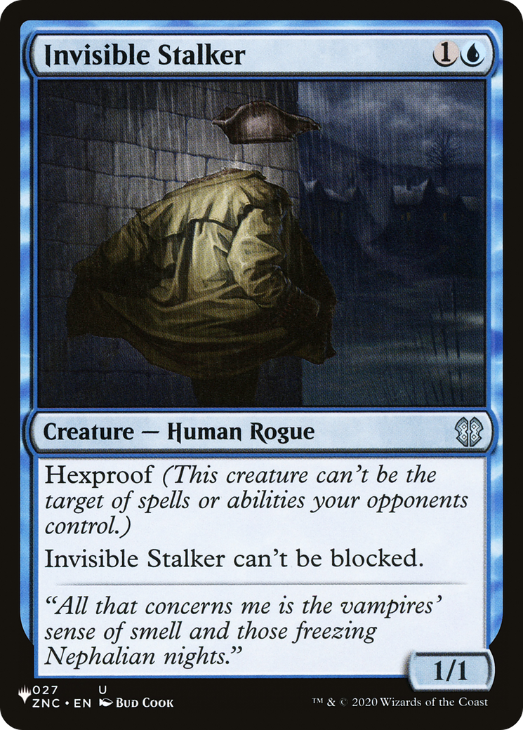 Invisible Stalker (ZNC) [The List] - Magic: The Gathering - Card Brawlers | Quebec | Canada |