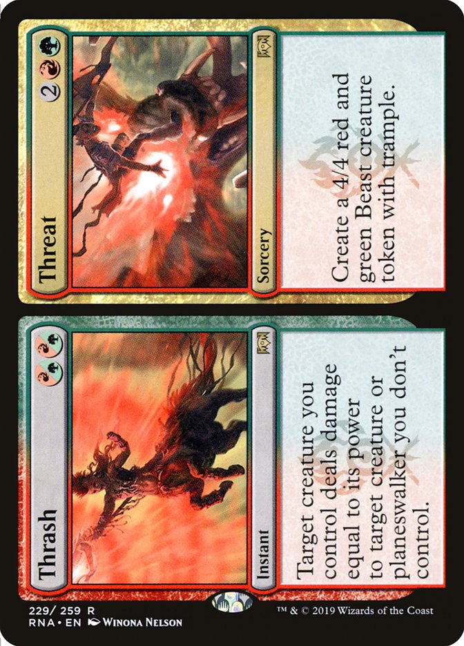 Thrash // Threat [Ravnica Allegiance] - Magic: The Gathering - Card Brawlers | Quebec | Canada |