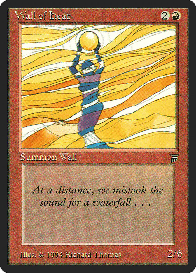 Wall of Heat [Legends] - Magic: The Gathering - Card Brawlers | Quebec | Canada |