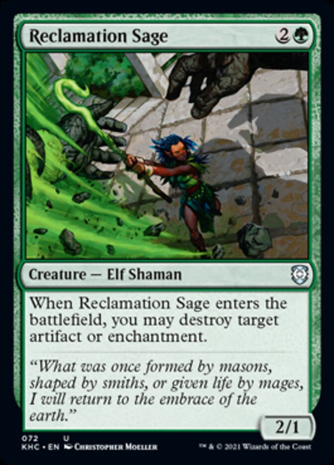 Reclamation Sage [Kaldheim Commander] - Magic: The Gathering - Card Brawlers | Quebec | Canada |