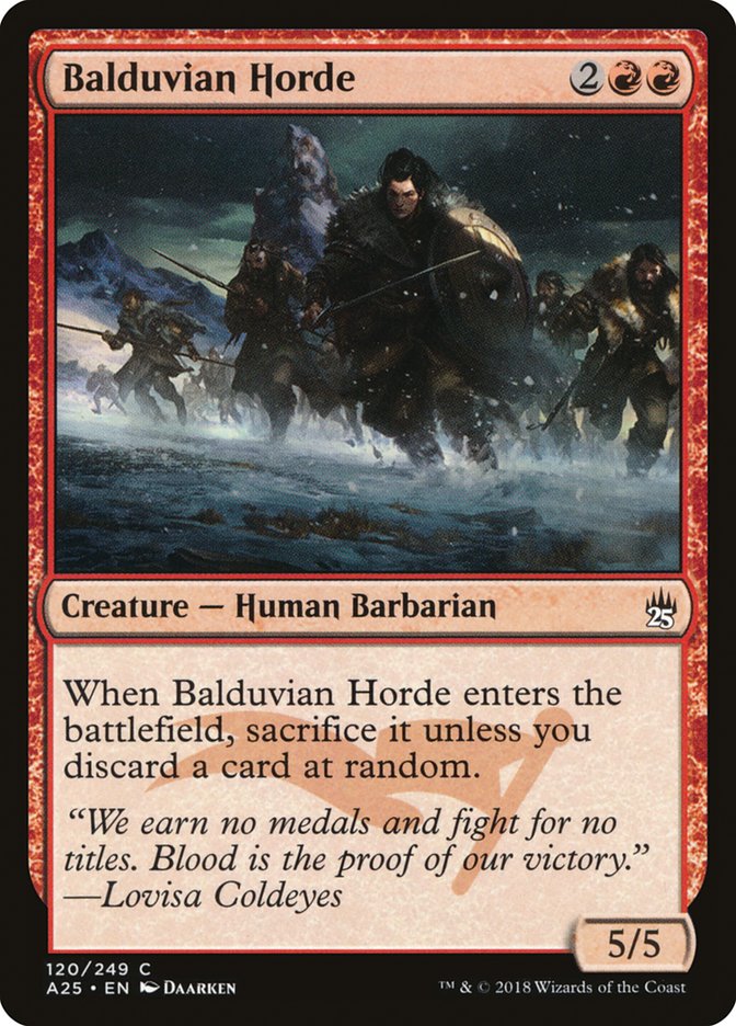 Balduvian Horde [Masters 25] - Magic: The Gathering - Card Brawlers | Quebec | Canada |