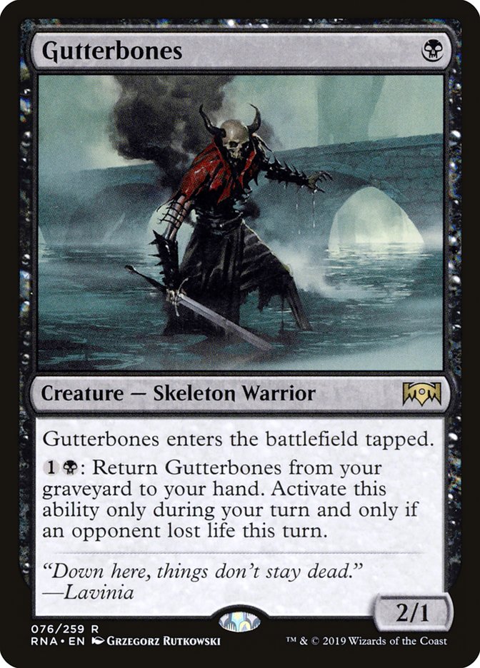 Gutterbones [Ravnica Allegiance] - Magic: The Gathering - Card Brawlers | Quebec | Canada |