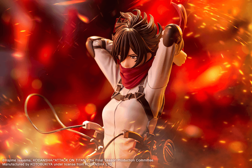 Kotobukiya - Oshi Worls - Attack on Titan - Mikasa Ackerman - (PREORDER) February 28, 2027