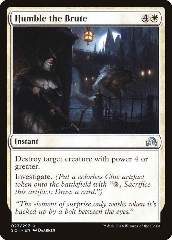 Humble the Brute [Shadows over Innistrad] - Magic: The Gathering - Card Brawlers | Quebec | Canada |