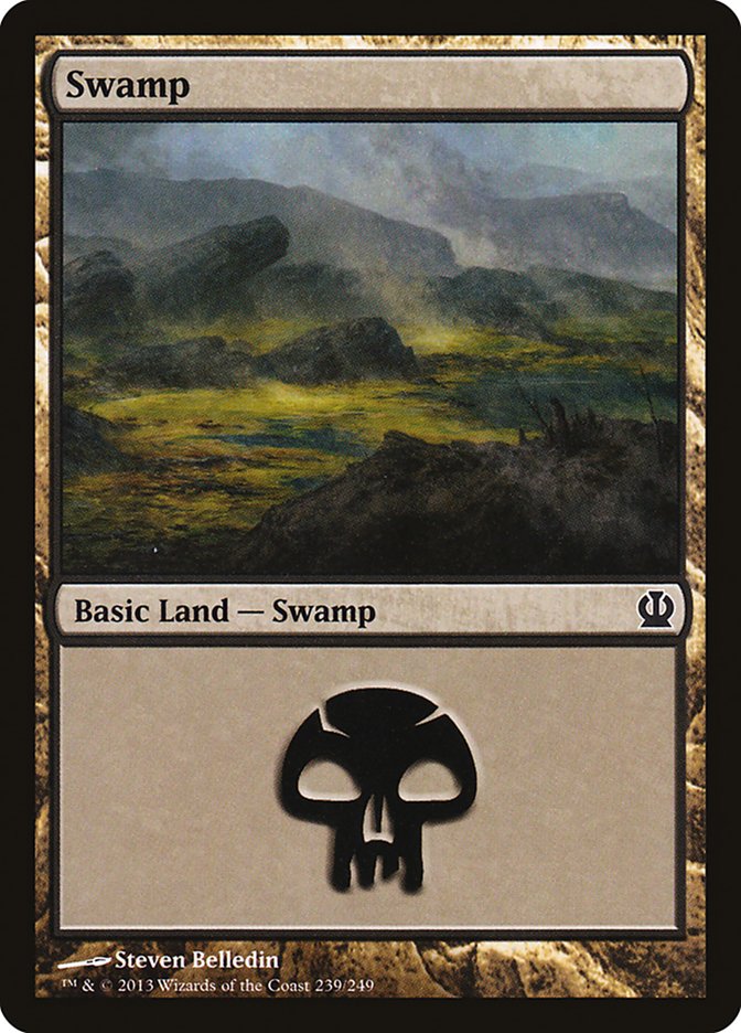 Swamp (239) [Theros] - Magic: The Gathering - Card Brawlers | Quebec | Canada |