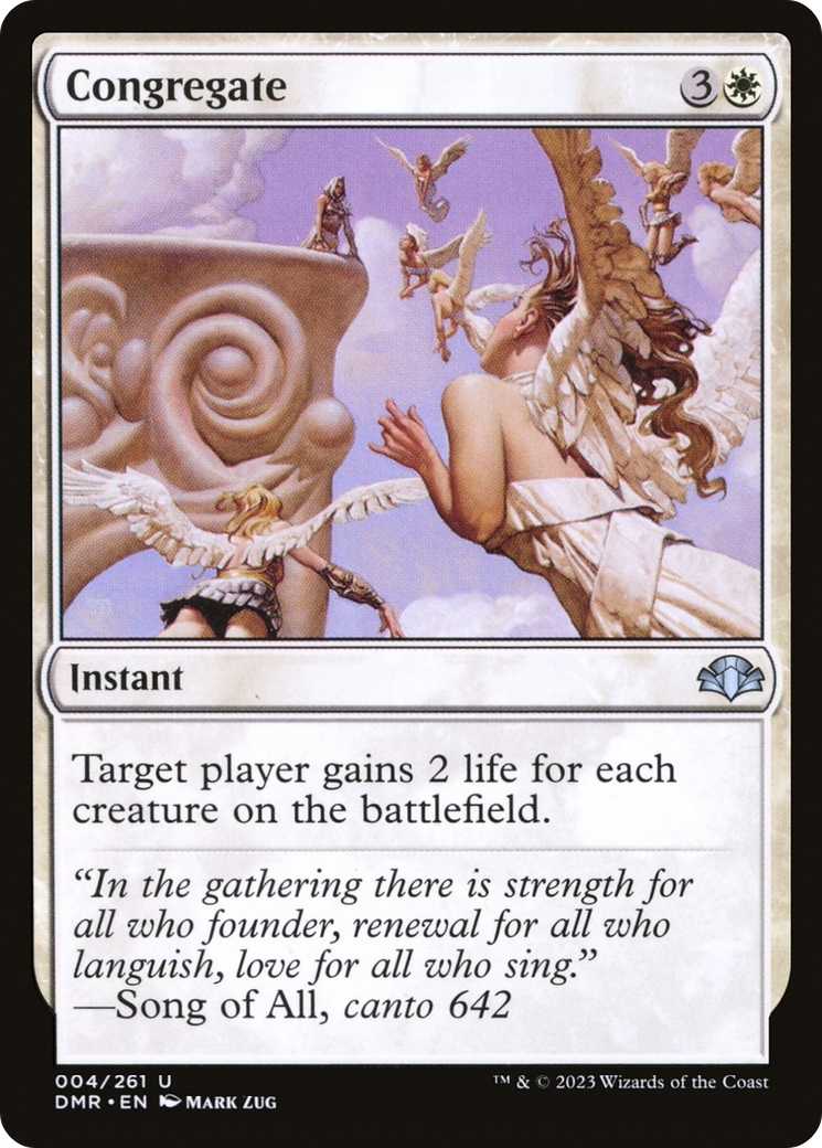 Congregate [Dominaria Remastered] - Magic: The Gathering - Card Brawlers | Quebec | Canada |
