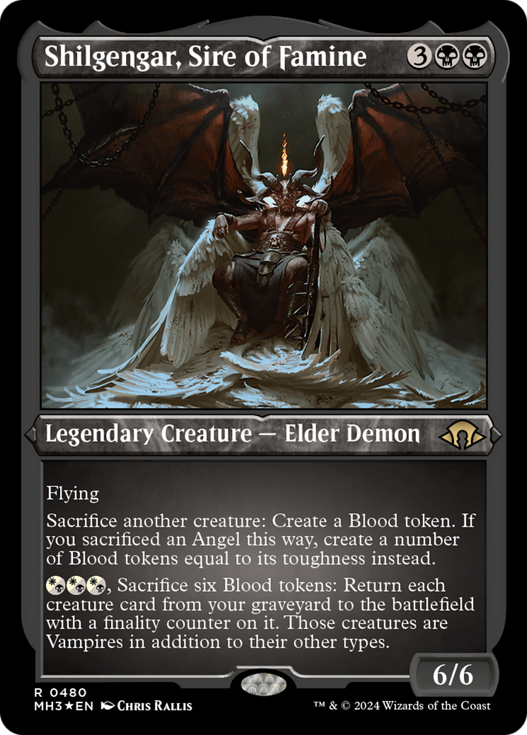 Shilgengar, Sire of Famine (Foil Etched) [Modern Horizons 3] - Magic: The Gathering - Card Brawlers | Quebec | Canada |
