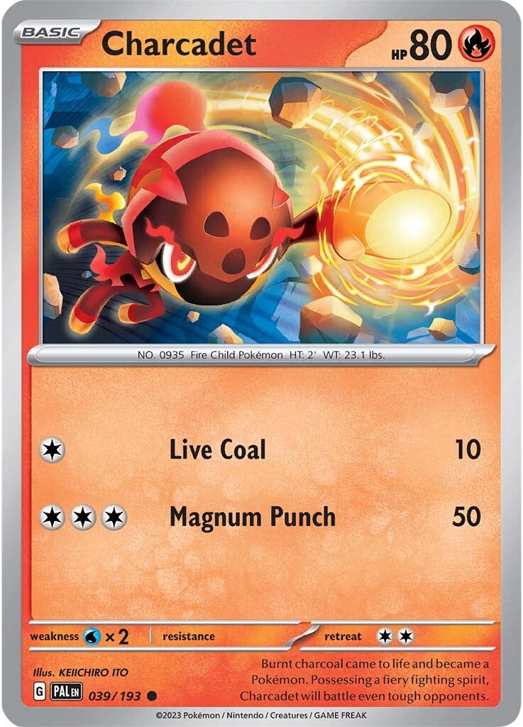 Charcadet (039/193) [Scarlet & Violet: Paldea Evolved] - Pokémon - Card Brawlers | Quebec | Canada |