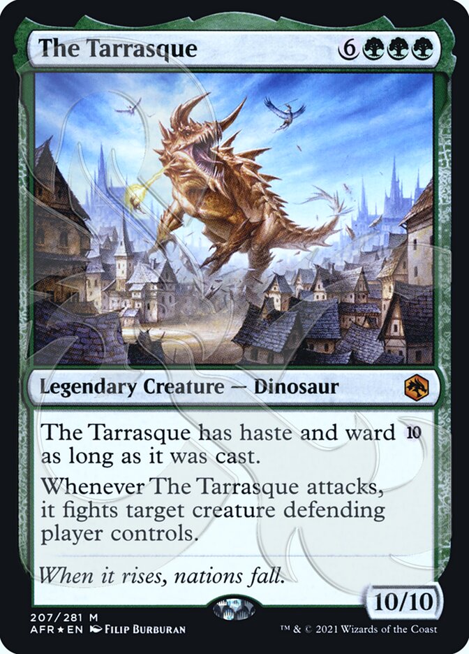 The Tarrasque (Ampersand Promo) [Dungeons & Dragons: Adventures in the Forgotten Realms Promos] - Magic: The Gathering - Card Brawlers | Quebec | Canada |
