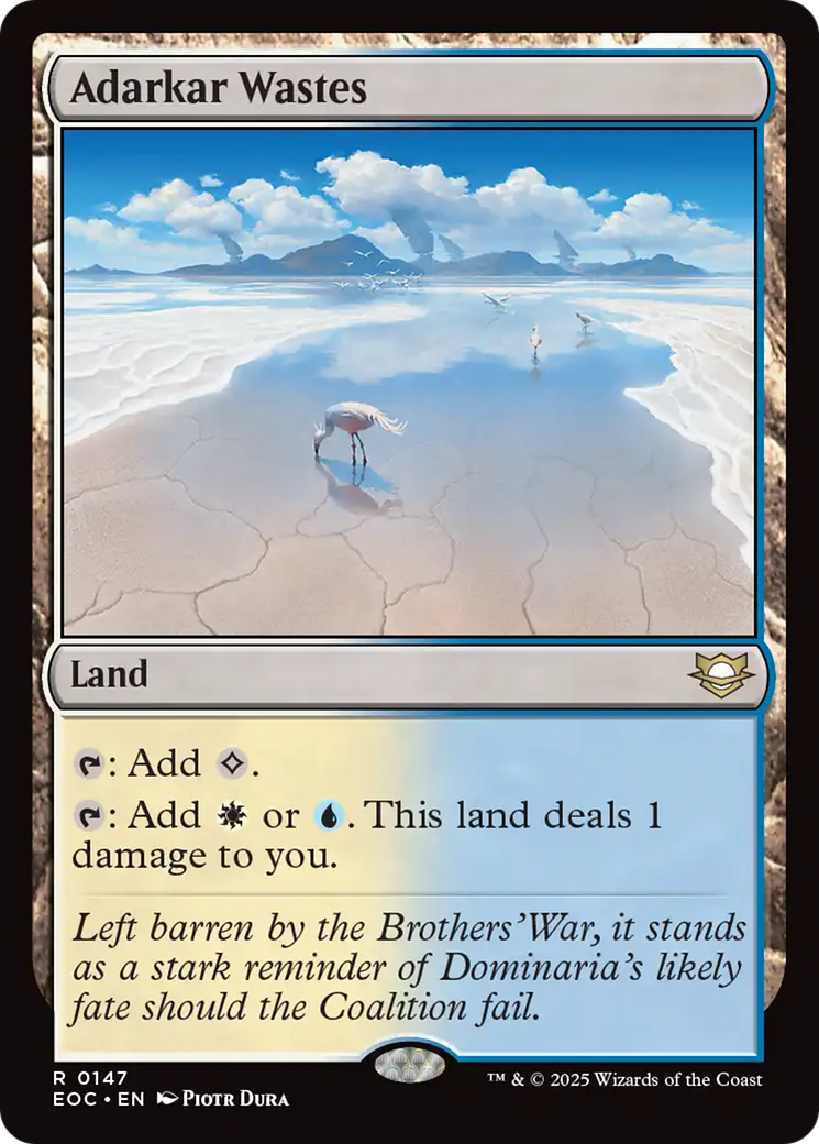 Adarkar Wastes [Edge of Eternities Commander] - Magic: The Gathering - Card Brawlers | Quebec | Canada |