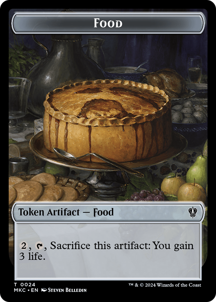 Clue // Food Double-Sided Token [Murders at Karlov Manor Commander Tokens] - Magic: The Gathering - Card Brawlers | Quebec | Canada |