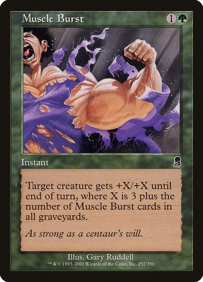 Muscle Burst [Odyssey] - Magic: The Gathering - Card Brawlers | Quebec | Canada |