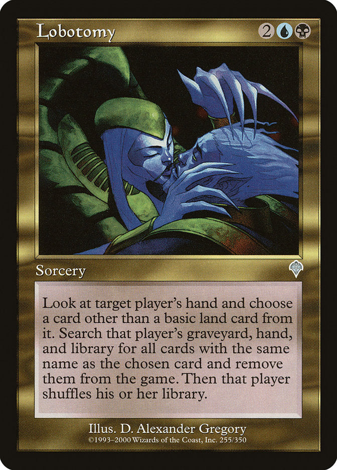 Lobotomy [Invasion] - Magic: The Gathering - Card Brawlers | Quebec | Canada |
