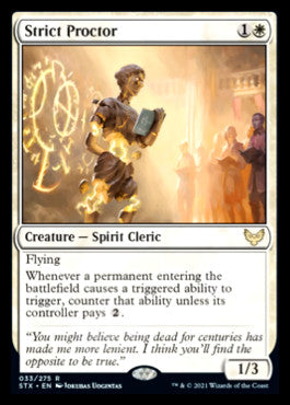 Strict Proctor [Strixhaven: School of Mages] - Magic: The Gathering - Card Brawlers | Quebec | Canada |