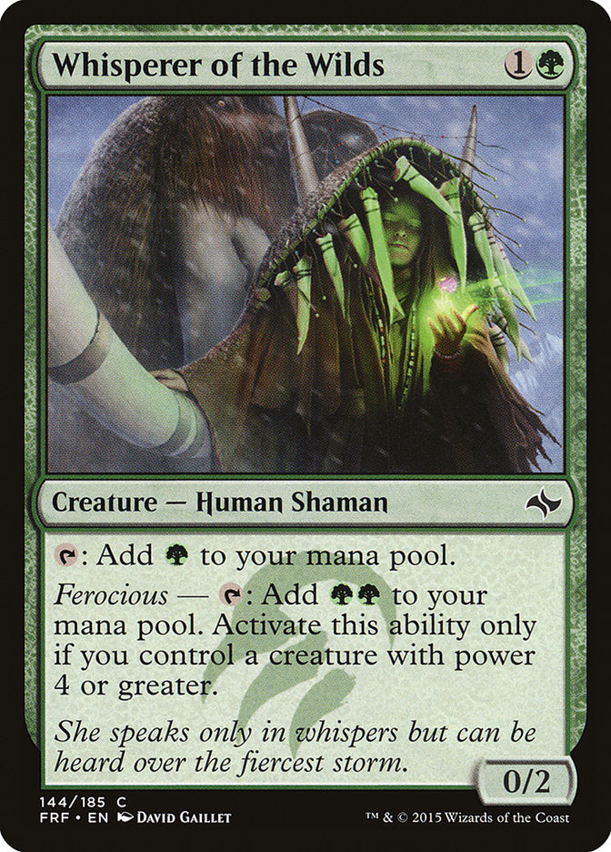 Whisperer of the Wilds [Fate Reforged] - Magic: The Gathering - Card Brawlers | Quebec | Canada |