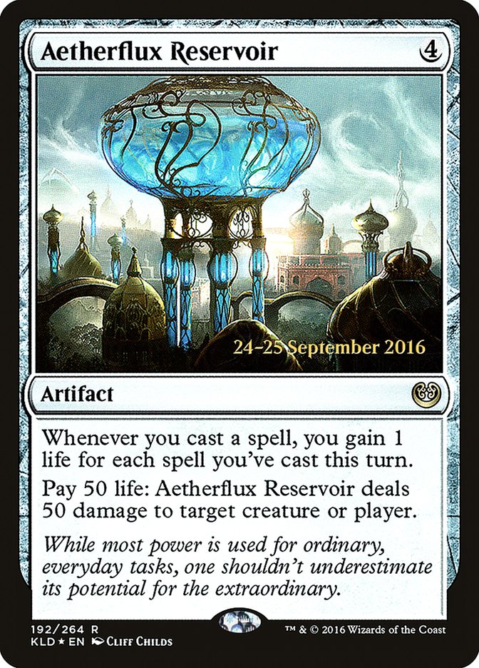 Aetherflux Reservoir [Kaladesh Prerelease Promos] - Magic: The Gathering - Card Brawlers | Quebec | Canada |
