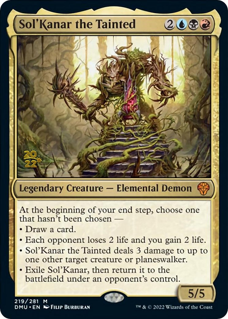 Sol'Kanar the Tainted [Dominaria United Prerelease Promos] - Magic: The Gathering - Card Brawlers | Quebec | Canada |