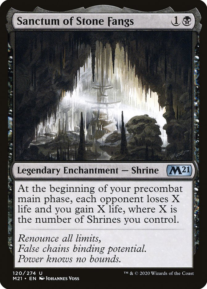 Sanctum of Stone Fangs [Core Set 2021] - Magic: The Gathering - Card Brawlers | Quebec | Canada |