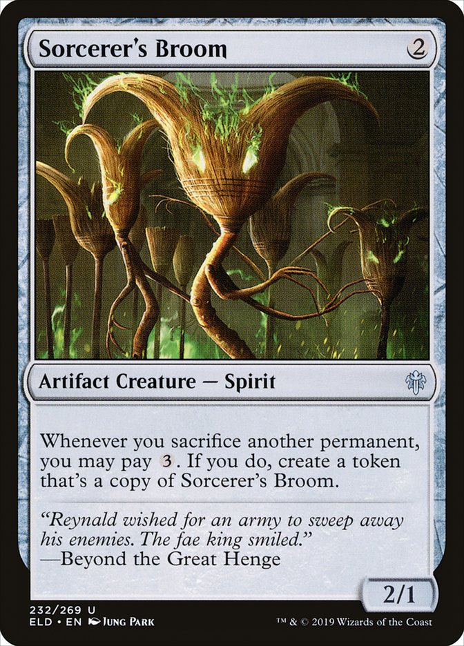 Sorcerer's Broom [Throne of Eldraine] - Magic: The Gathering - Card Brawlers | Quebec | Canada |