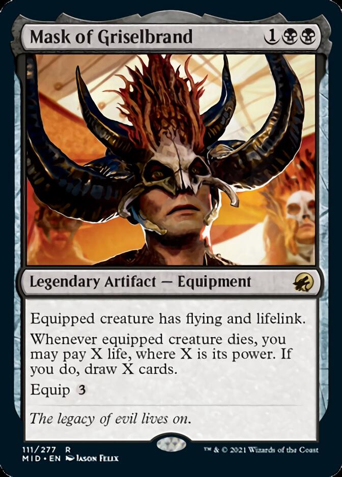 Mask of Griselbrand [Innistrad: Midnight Hunt] - Magic: The Gathering - Card Brawlers | Quebec | Canada |