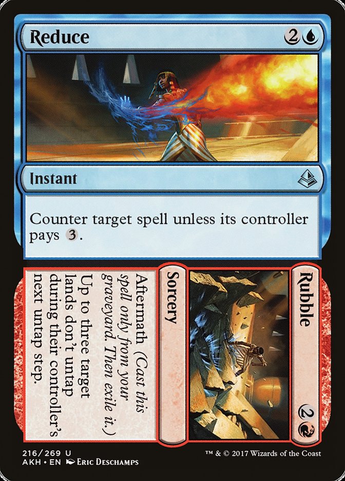 Reduce // Rubble [Amonkhet] - Magic: The Gathering - Card Brawlers | Quebec | Canada |