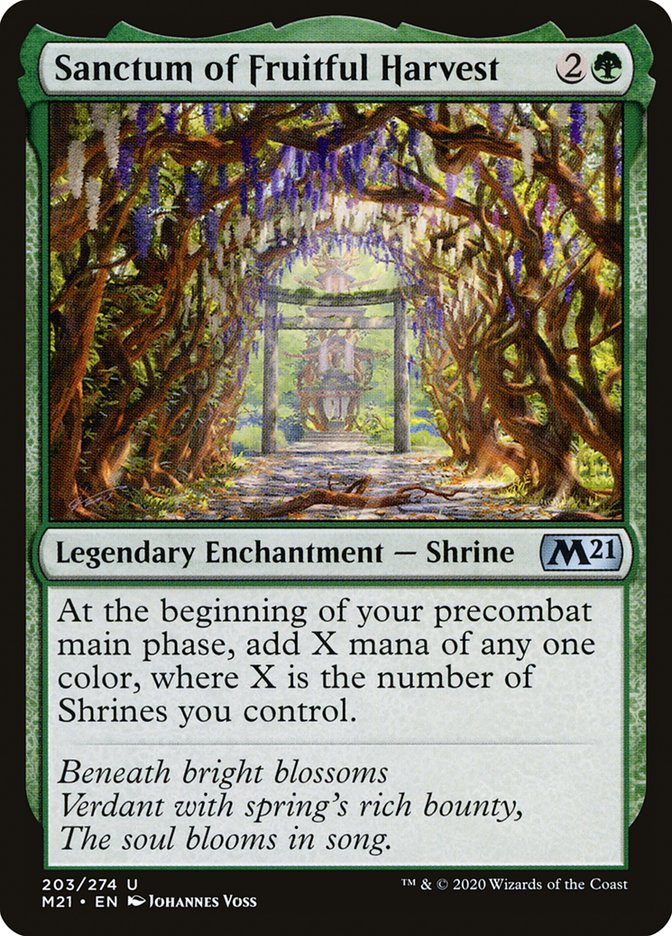 Sanctum of Fruitful Harvest [Core Set 2021] - Magic: The Gathering - Card Brawlers | Quebec | Canada |