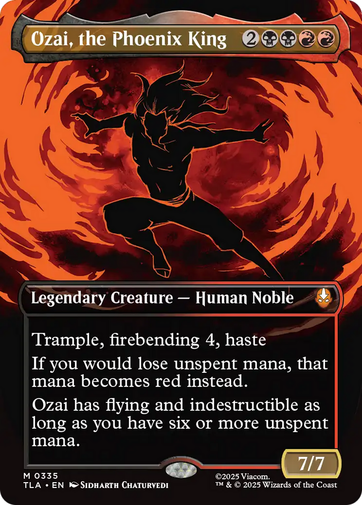Ozai, the Phoenix King (0335) (Borderless) [Avatar: The Last Airbender] - Magic: The Gathering - Card Brawlers | Quebec | Canada |