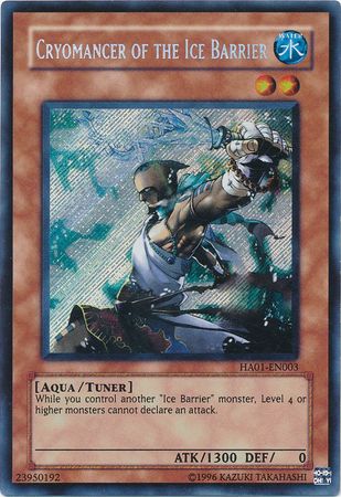 Cryomancer of the Ice Barrier [HA01-EN003] Secret Rare - Yu-Gi-Oh! - Card Brawlers | Quebec | Canada |