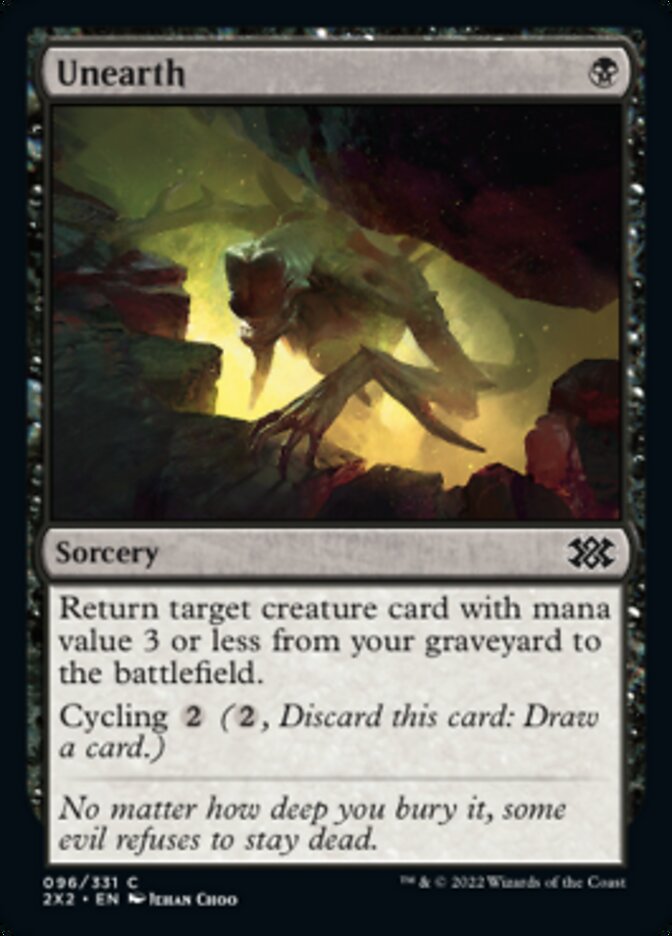 Unearth [Double Masters 2022] - Magic: The Gathering - Card Brawlers | Quebec | Canada |