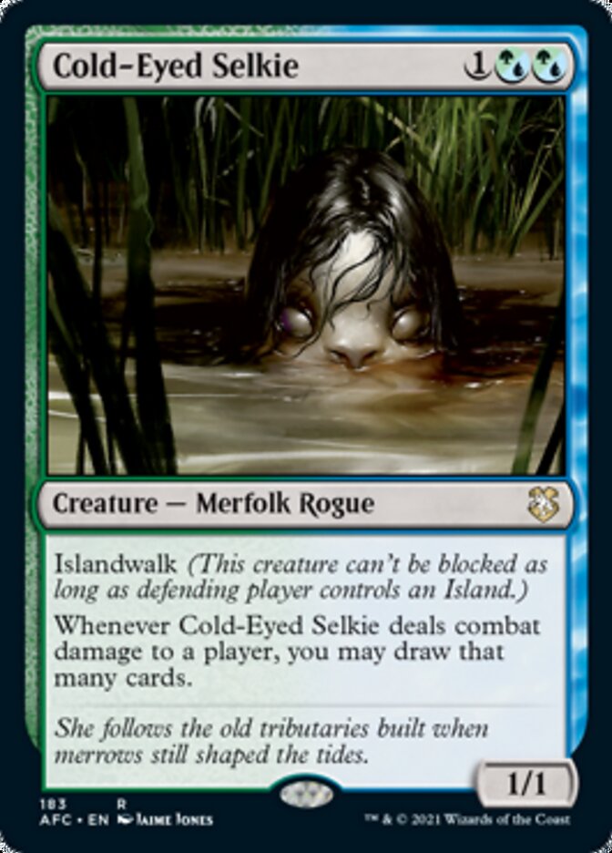 Cold-Eyed Selkie [Dungeons & Dragons: Adventures in the Forgotten Realms Commander] - Magic: The Gathering - Card Brawlers | Quebec | Canada |